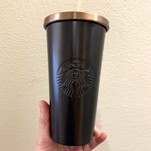 Starbucks Black stainless steel tumbler